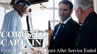 I still represent the Marine Corps | Marine Veteran Charter Fishing Captain Awarded Purple Heart