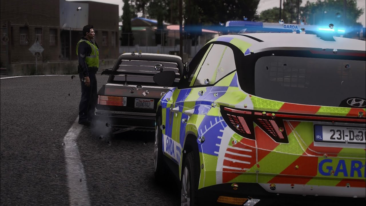 “No Insurance No Car” Patrol 267 I GTA 5 FIVEM Irish Emergency Services ...