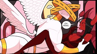 Angel Gf Rizzes Up Her Demon Wife | Bug Enthusiast comic dub