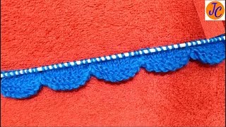 Easy Deigner Scallop Border : D-218 (हिंदी) Jasbir Creations.