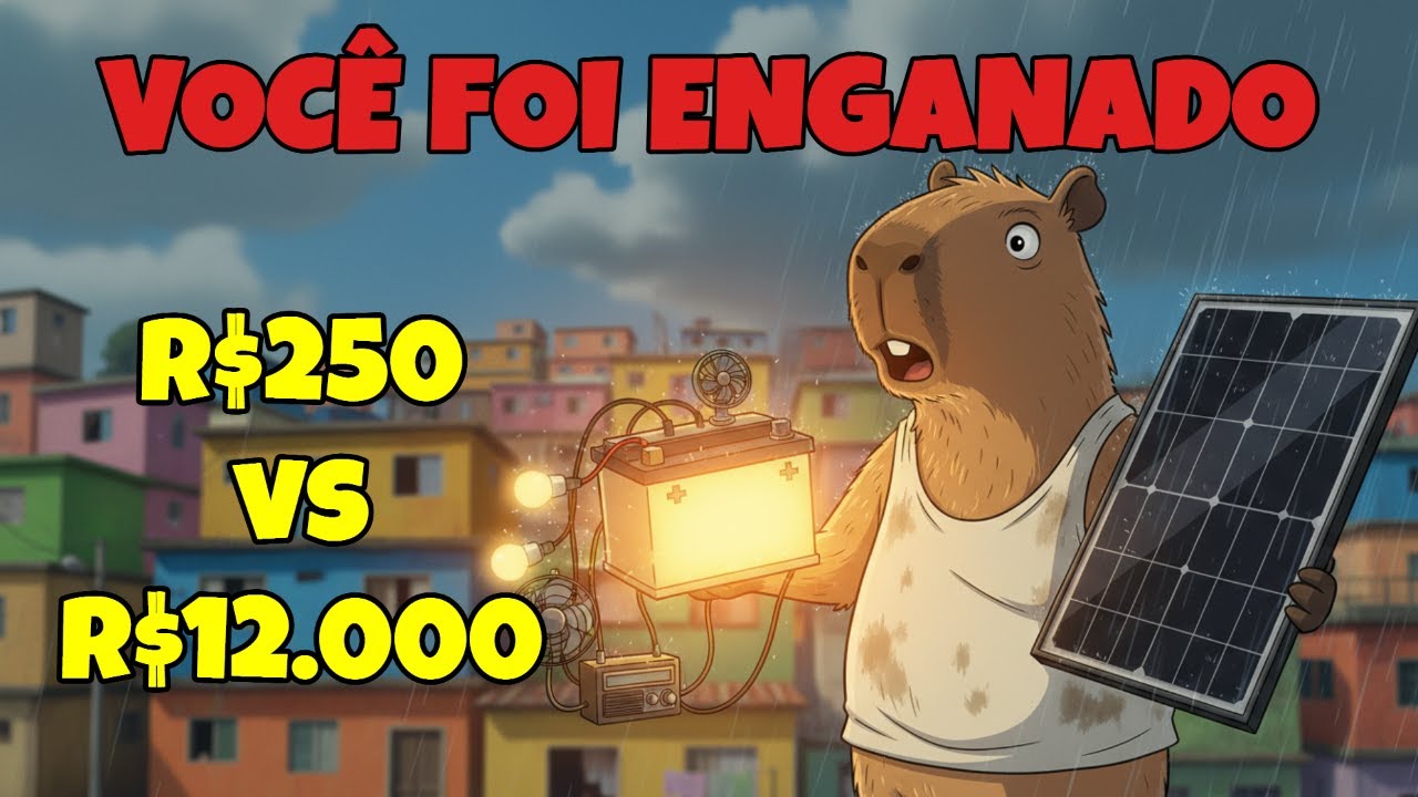 A Mentira Cara Que Te Venderam Sobre Energia Solar (Guia de Sobrevivência)