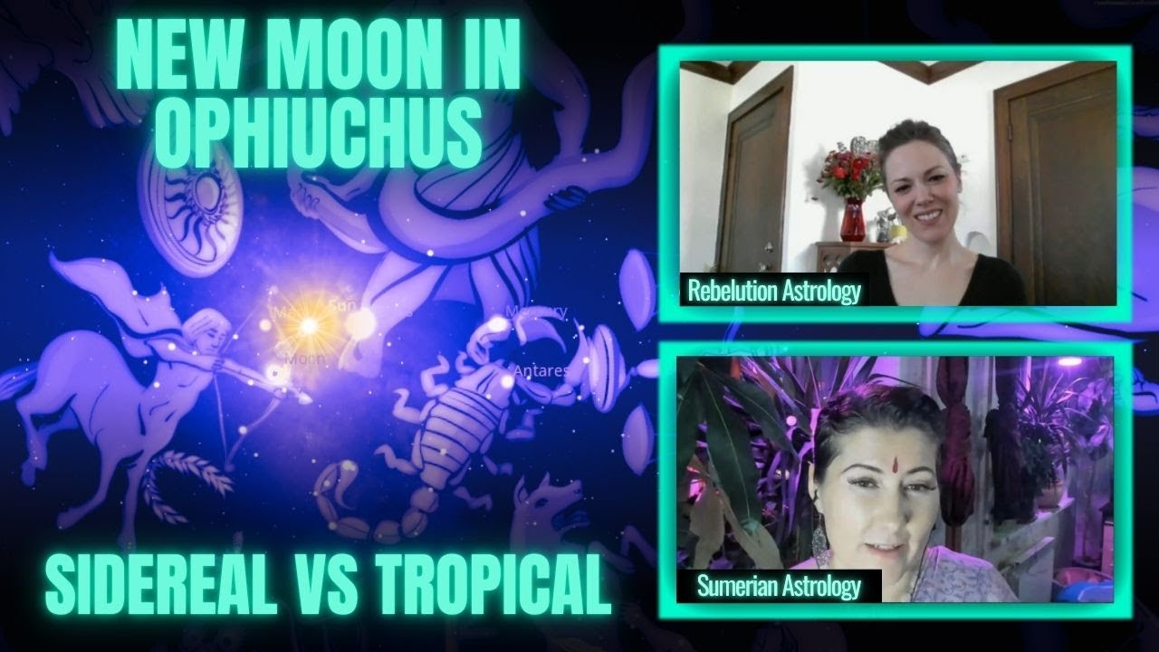 🌑 New Moon in Ophiuchus/Sagittarius | Sidereal Astrology, Myth, Magick, Mysteries, & More