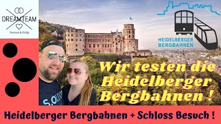 Dokumentation Bergbahnen Heidelberg - Schloss Heidelberg 2022 - Historische Bergbahn - Attraktionen