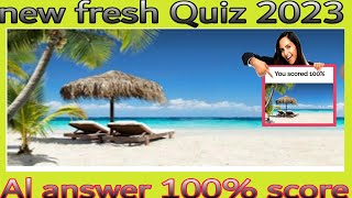 1 Minute Quiz summer Edition Quiz Answer 100%Score | Quiz universe screenshot 4