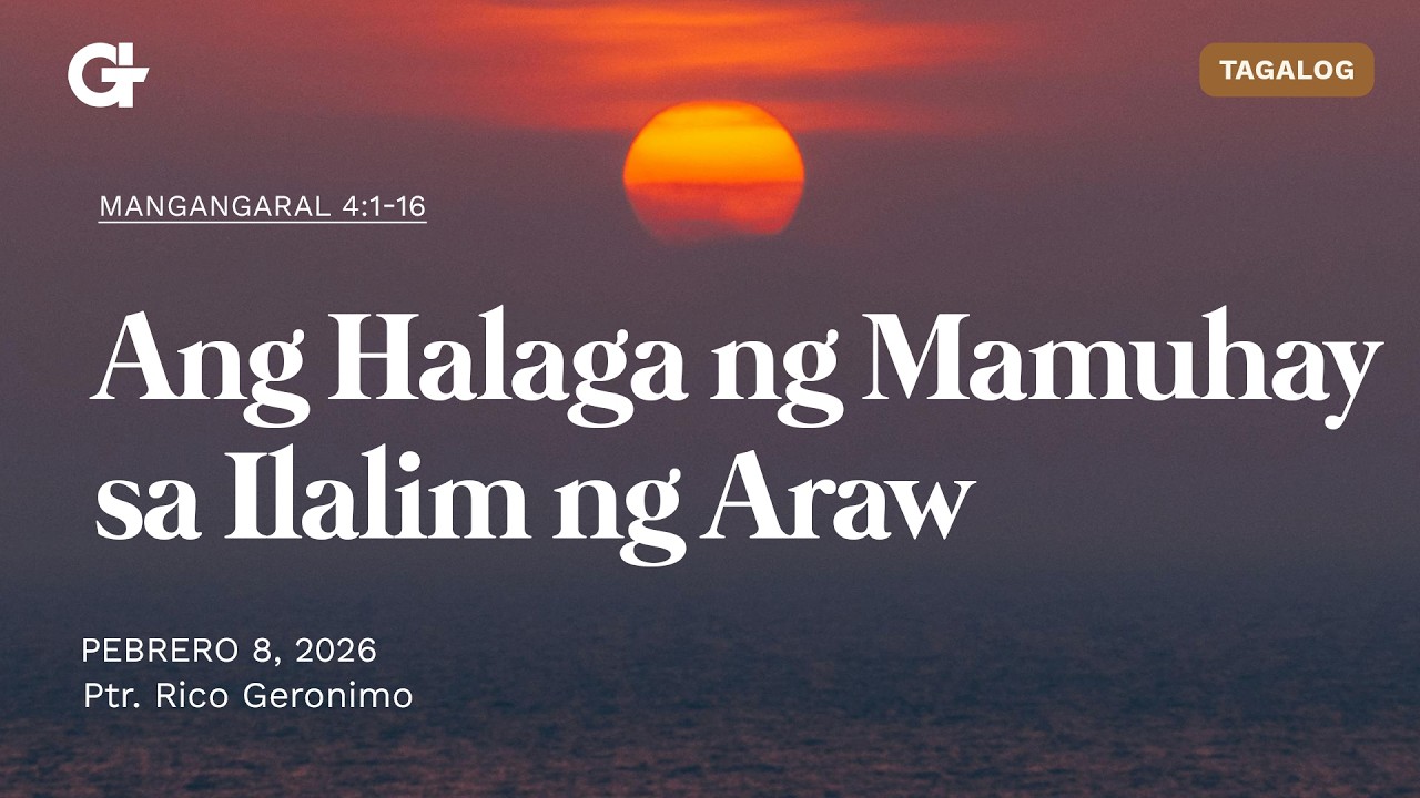 Ang Halaga ng Mamuhay sa Ilalim ng Araw