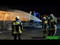 VOLLSPERRUNG A8 | [Nachlöscharbeiten & Bergung] | UNFALL & BRAND EINES SILO-LKW | [E]