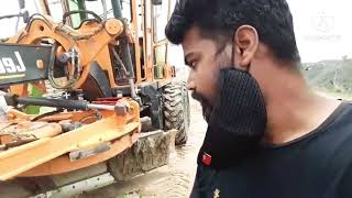 grader blade circle bush changing step by step
