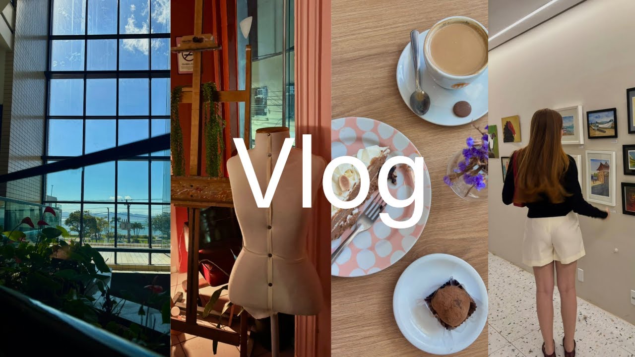 VLOG - Comprinhas para o verão, desbravando bares e cafés em floripa