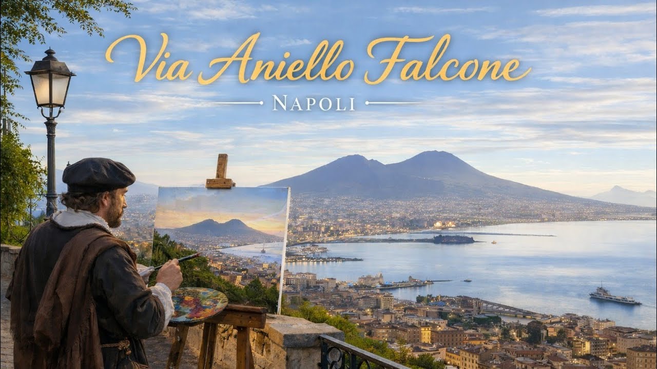 Il panorama più bello di Napoli via Aniello Falcone#napoli #panorama 