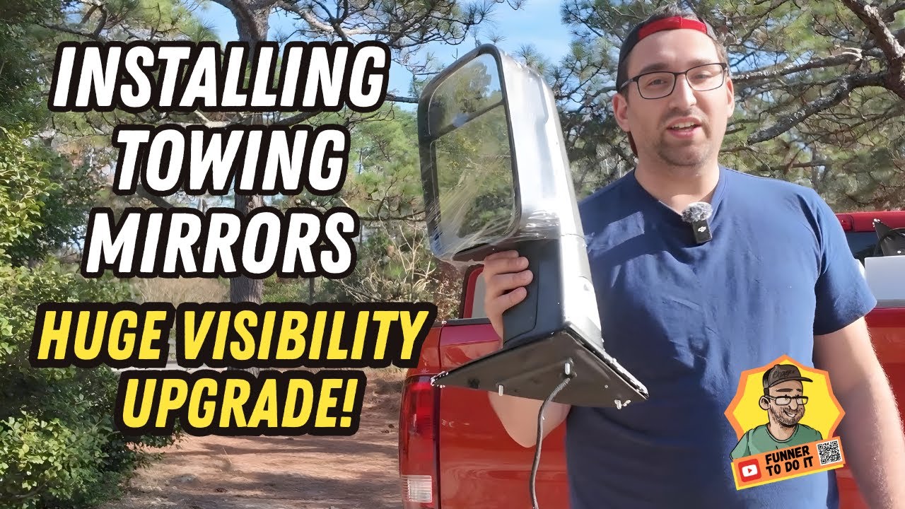«Установка буксировочных зеркал на ваш грузовик — значительное улучшение обзорности! 🚛👀»