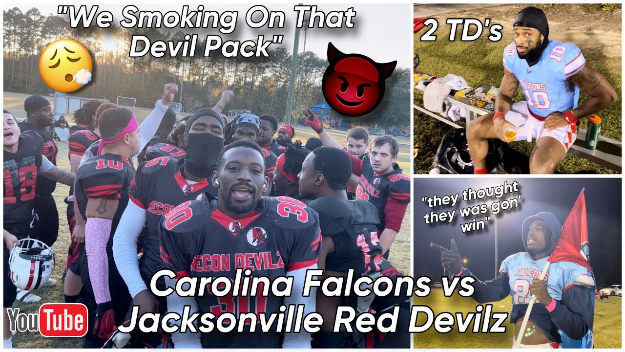 Carolina Falcons vs Jacksonville Red Devilz YouTube