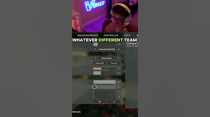 Verhulst's Settings To Hear Every Footstep in Apex