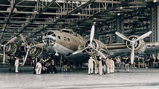 Rare WWII Archival Color Footage: Wings of Industrial Might: Strategic Air Power in World War II