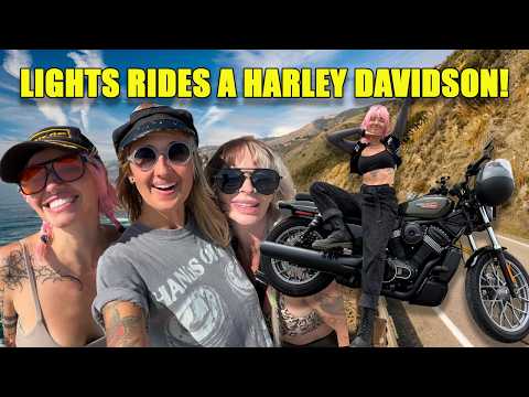 Two Girls, Three Harleys, One Haunted Hotel: Our California Coast Road Trip with Lights!