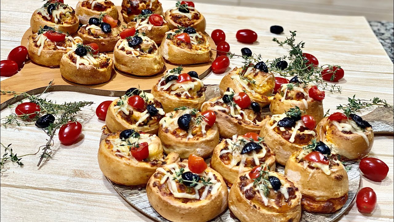 الشاف سحابلو كنحضر حلوى لقاني درت ليهم پيتزا رولي سهلة و سريعة و عجباتهم بززززاف