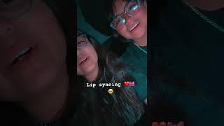 Lip syncing with sister ❤️ #song #music