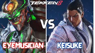 Tekken 8 – Eyemusician (Yoshimitsu) vs. Keisuke (Kazuya) | High-Level Mind Games