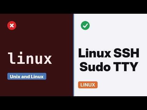 Unix & Linux: How do I disable tty for one user only using Sudoers.d file? (2 Solutions!!)