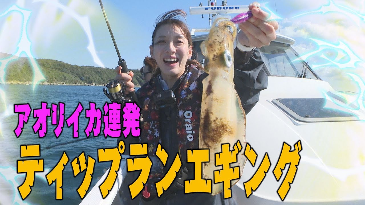 【ティップランエギング】初心者必見　アオリイカの釣り方