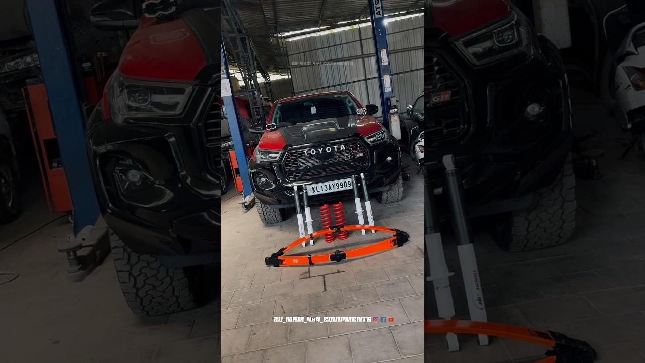 Комплект для увеличения дорожного просвета Toyota Hilux на 2 дюйма и модернизация подвески от @zu...