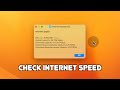 How to check Internet Speed on Mac(3 way)