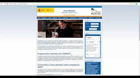 Aula Mentor, presenta un curso de programación industrial con CODESYS