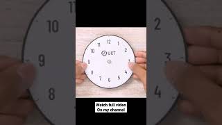 DIY table clock #shorts