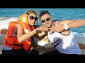 رعب نوال الزغبي من قرش رامز جلال 🦈