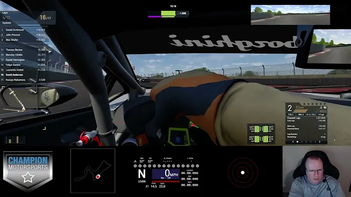 Project Motor Racing 1.5.0.4 testing Kyalami AI Career Race GT3