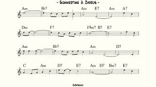 Summertime Backing Track For Drum (BPM 90)
