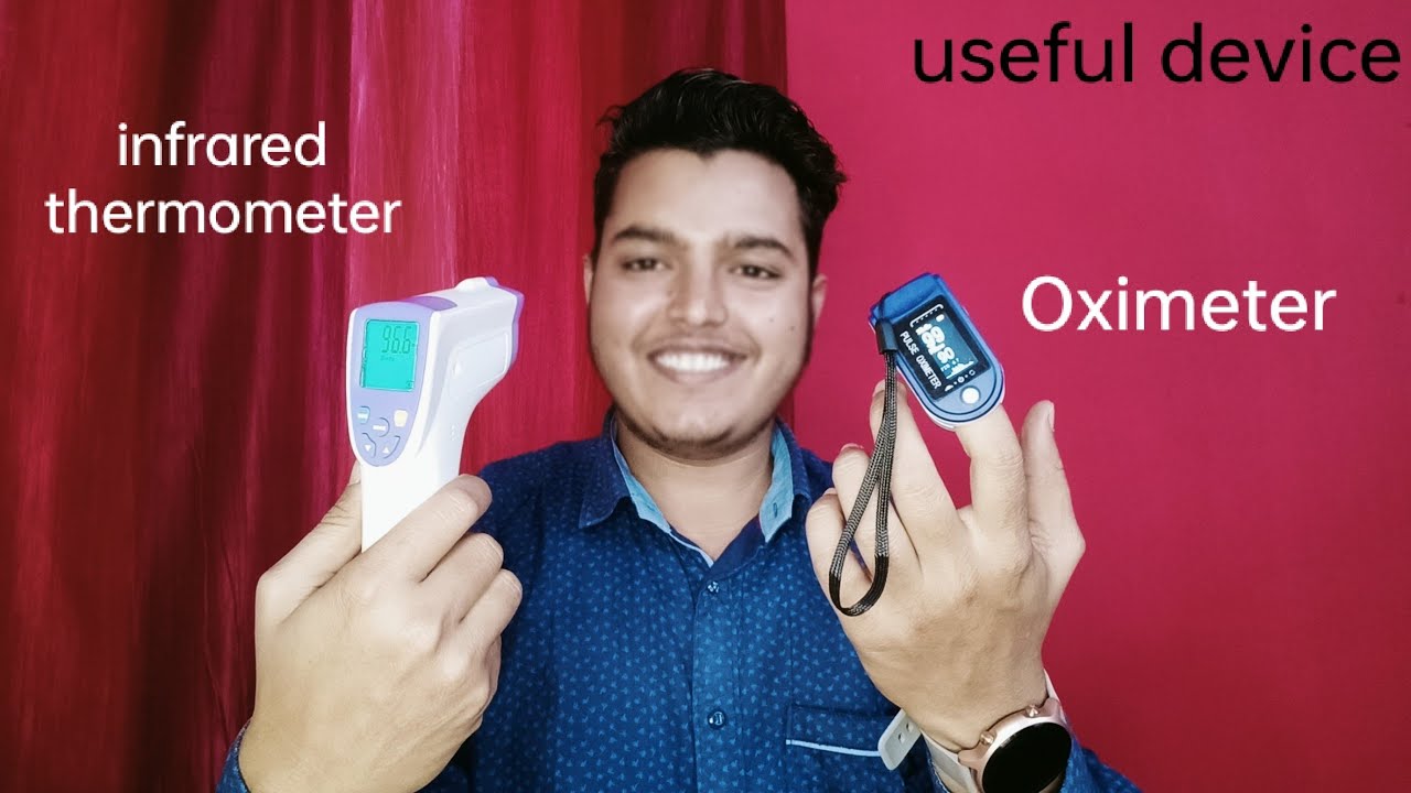 Two in one (infrared thermometer & Oximeter) Quick Review & it's  use & working principle.