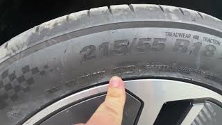 OMODA 5 EV – How to Check Tyre Production Date