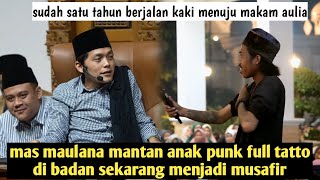MAS MAULANA MUSAFIR, A FORMER PUNK, HAS BEEN WALKING TO THE AULIA GRAVE FOR ONE YEAR