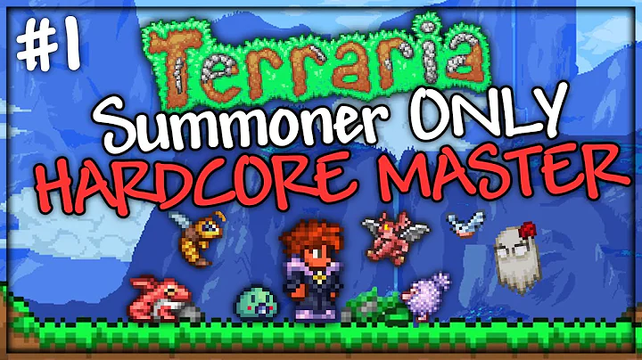 Terraria HARDCORE Master Mode SUMMONER ONLY Day 1 *LIVE*