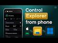 File Explorer Remote Control Widget for PC | Keyboard Extension