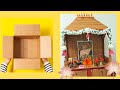 Diy pooja mandir with cardboard