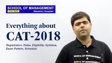 CAT 2018 - Registration, Dates, Syllabus, Eligibility, Exam Pattern, Selection Process