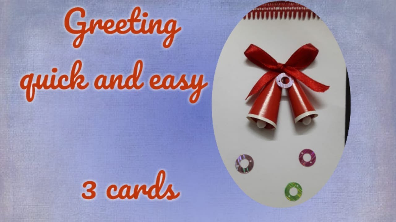New 3 Greeting card ideas, quick and easy YouTube