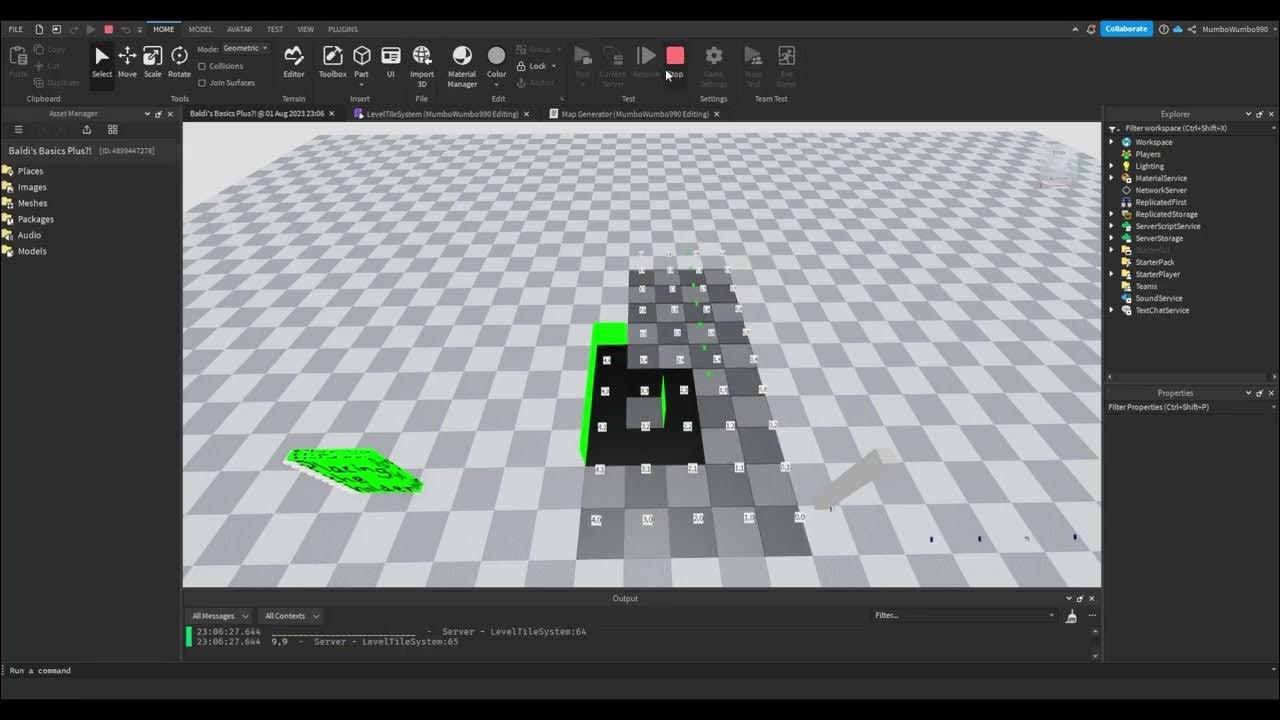 Roblox Game Devlog 8 Early Tile System Development YouTube