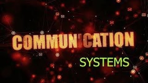 Introduction to Communication System | A playlist header of the Course |