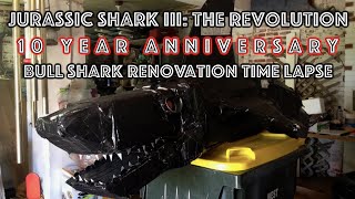 Jurassic Shark III - Bull Shark Renovation Time Lapse @LordStarscream100