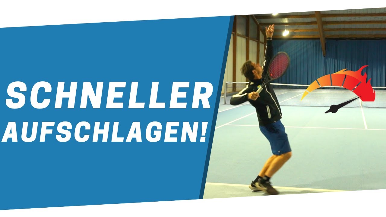 Tennis Aufschlag | Wie du schneller aufschlägst - YouTube
