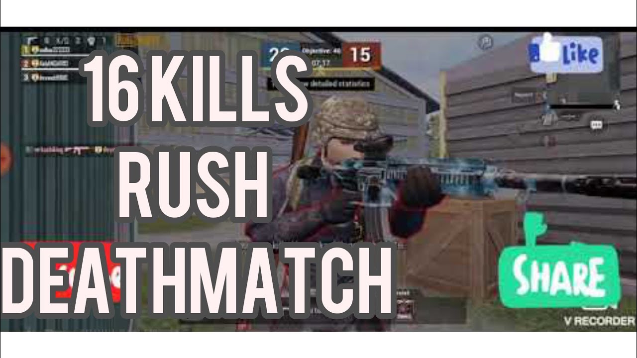 16kill in deathmatch/ pubg tdm gamemode 4vs4