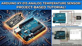 Sensor KY-013 Analog Temperature Sensor - Arduino Tutorial  Wiring Diagram and Code Included