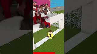 GOAL 7:MrBeast+Sidemen React To Minecraft Charity Match #shorts