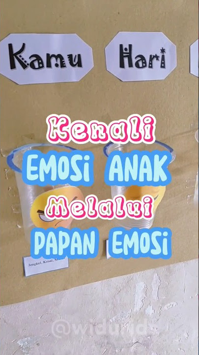 Ungkapkan perasaan melalui papan emosi ✨ #sosialemosional #emosianak #emoji
