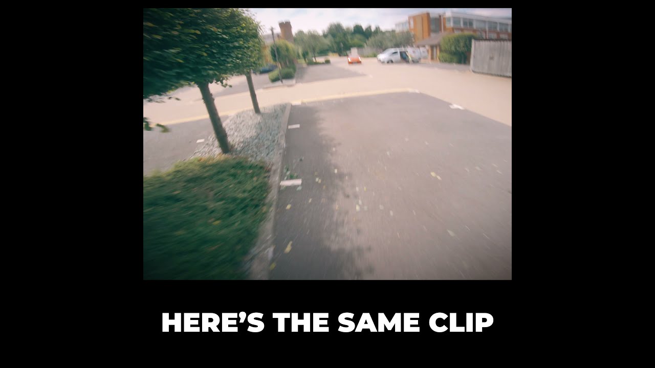 What does an FPV drone look like when its doing the flippy flops 