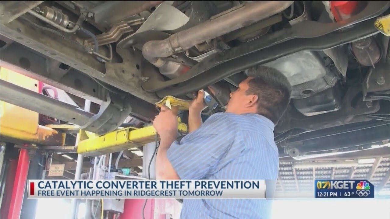 City of Ridgecrest to host free catalytic converter theft etching event