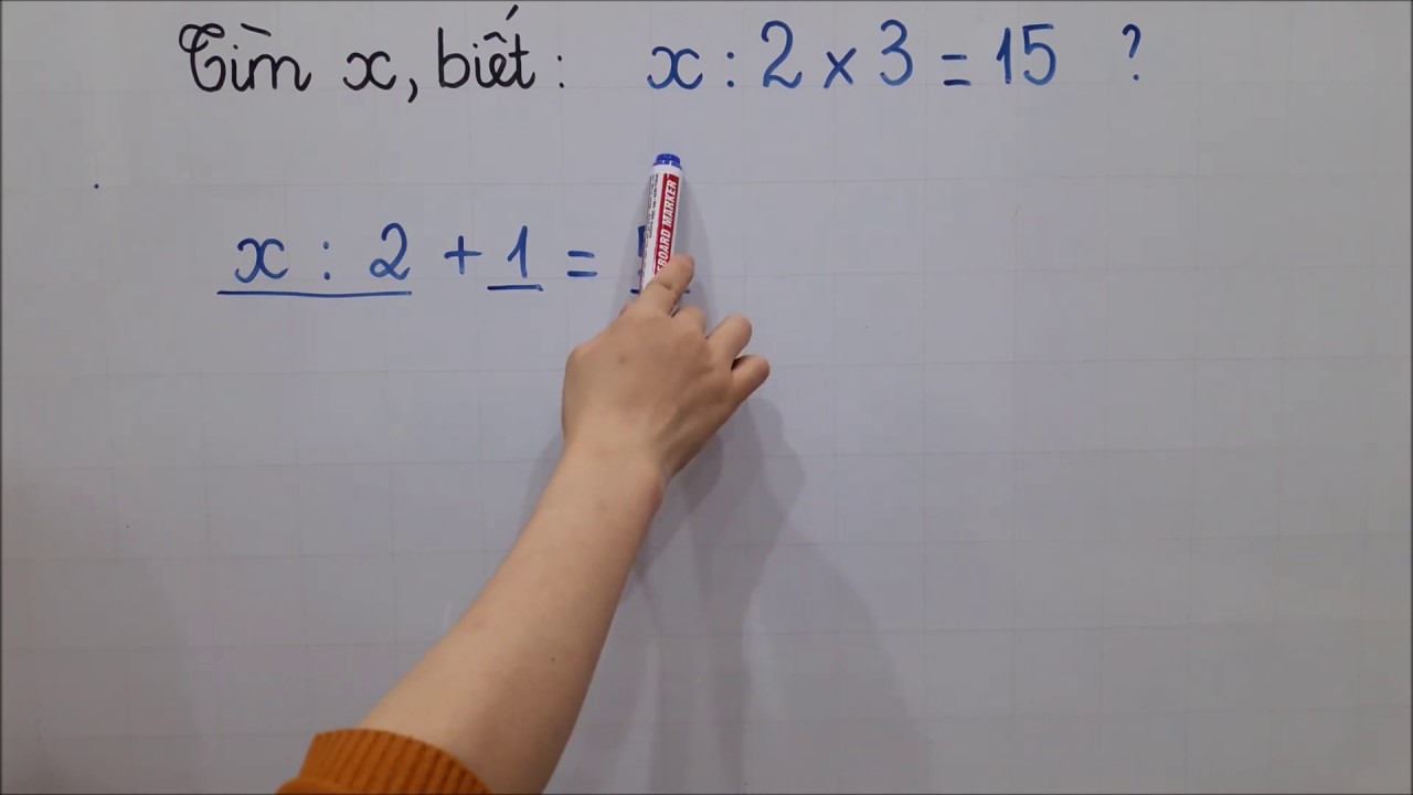 Toán lớp 2 - Tìm X, biết X : 3 4 = 9. Đăng ký học cô... - youtube