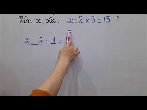 Video Toán lớp 2 - Tìm X, biết X : 3 4 = 9. Đăng ký học cô... - youtube